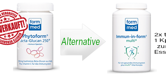 Phytoform Beta-Glucan nicht lieferbar